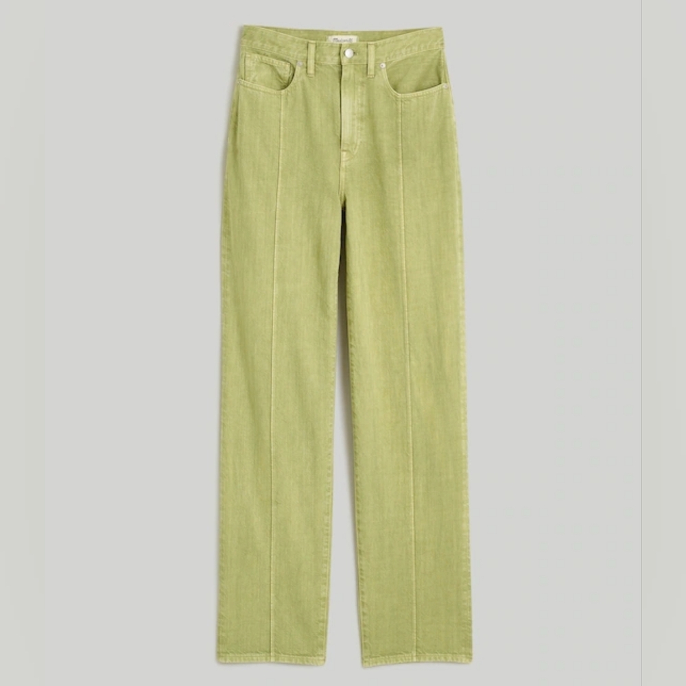 Madewell Baggy Straight Jeans: Garment-Dyed Edition